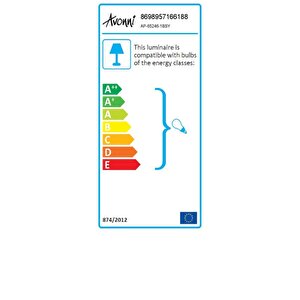 Amber Aplik E27 12w 20x27cm Metal Siyah Dorbien-ap-65246-1bsy