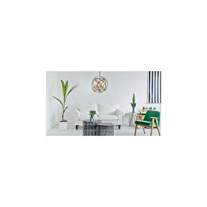 Sımona Modern Avize E14 36w 50cm Metal Eskitme Avonni-av-4183-6e