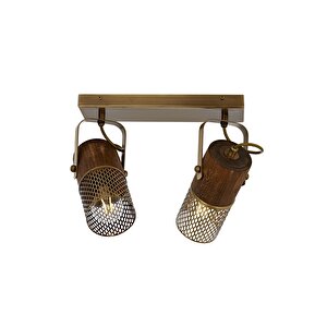 Mikrofon Modern Avize E27 24w 32x25cm Metal Eskitme Avonni-ar-1830-2ey