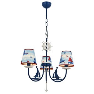 Omega Modern Avize E14 18w 52cm Metal Mavi Avonni-av-1416-boat