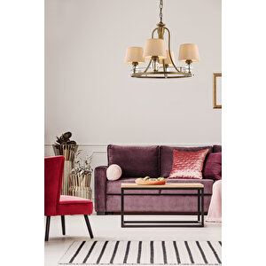 Dorinda Modern Avize E27 48w 50cm Metal Eskitme Avonni-av-1597-4e