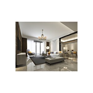 Dorinda Modern Avize E27 60w 65cm Metal Eskitme Avonni-av-1597-5es