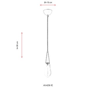 Zümre Modern Avize E14 6w 10cm Metal Eskitme Avonni-av-4236-1e
