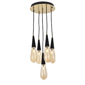 Zümre Modern Avize E14 30w 33cm Metal Eskitme Avonni-av-4236-5et