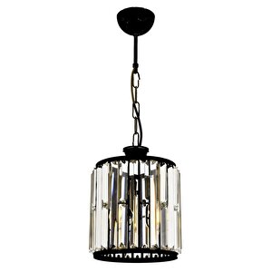 Arthur Modern Avize E27 12w 20cm Metal Siyah Avonni-av-1667-1bsy