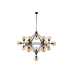 Bee Modern Avize E27 252w 150cm Metal Siyah Avonni-av-4258-21bsy