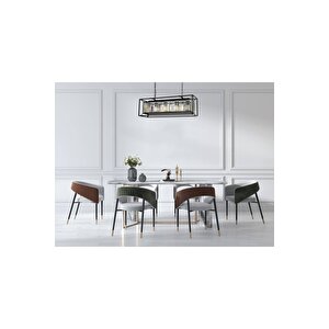 Arthur Modern Avize E27 48w 80x22cm Metal Siyah Avonni-av-1667-4y-bsy