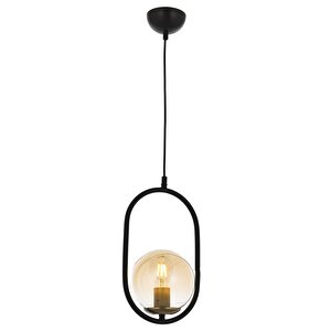 Catch Modern Avize E27 12w 16cm Metal Siyah Avonni-av-4275-1bsy