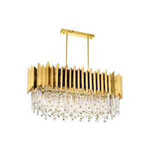 Leyla Modern Avize E27 96w 85x40cm Metal Sarı Avonni-av-1706-s85x40