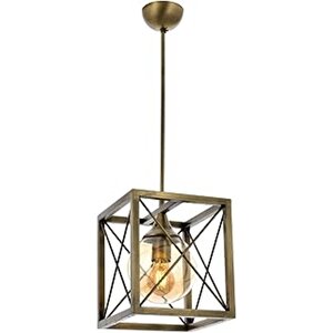 X Modern Avize E27 12w 25x25cm Metal Eskitme Avonni-av-1732-1e