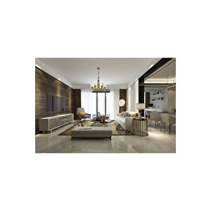 Konsey Modern Avize E14 36w 60cm Metal Eskitme Avonni-av-1740-6e