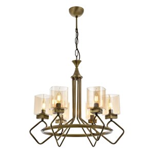 Konsey Modern Avize E14 36w 60cm Metal Eskitme Avonni-av-1740-6e