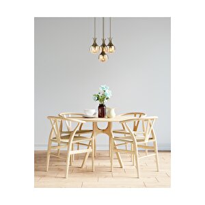 Kasım Modern Avize E27 48w 40cm Metal Eskitme Avonni-av-1766-4et