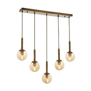 Ada Modern Avize E27 60w 80x13cm Metal Eskitme Avonni-av-1781-5ey