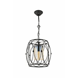 Meta Modern Avize E27 12w 30cm Metal Eskitme/siyah Dorbien-av-65074-bsy