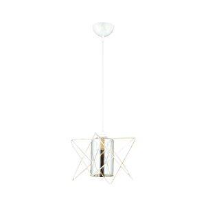 Prizma Modern Avize E27 12w 20x20cm Metal Krem Dorbien-av-65076-krm