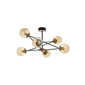 Denklem Modern Avize E27 72w 80cm Metal Eskitme Avonni-av-1786-6e