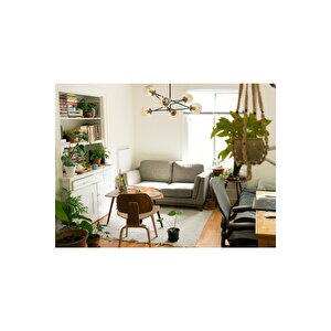 Denklem Modern Avize E27 72w 80cm Metal Eskitme Avonni-av-1786-6e