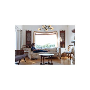 Denklem Modern Avize E27 72w 80cm Metal Eskitme Avonni-av-1786-6e