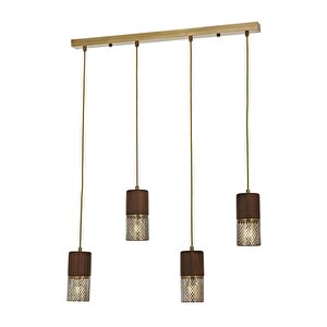 Mikrofon Modern Avize E27 48w 80x9cm Metal Eskitme Avonni-av-1830-4ey