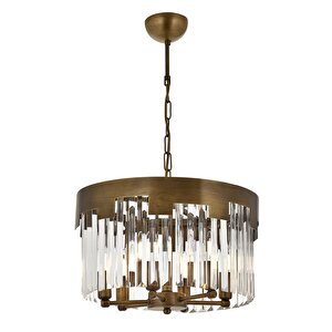 Ceremony Klasik Avize E14 36w 40cm Metal Eskitme Dorbien-av-65225-e40