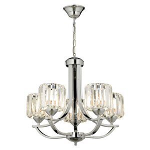 Sag Modern Avize E27 60w 55cm Metal Krom Dorbien-av-65226-5k