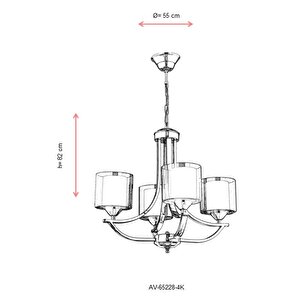 Boat Modern Avize E27 48w 55cm Metal Krom Dorbien-av-65228-4k