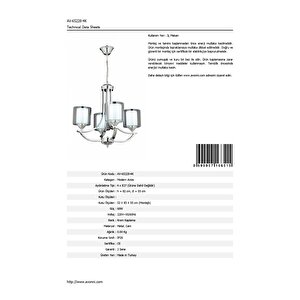 Boat Modern Avize E27 48w 55cm Metal Krom Dorbien-av-65228-4k