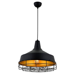 Akasya Sarkıt E27 12w 40cm Metal Siyah Avonni-av-4106-m2-bsy