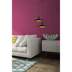 Akasya Sarkıt E27 12w 29cm Metal Siyah Avonni-av-4106-m8-bsy-29