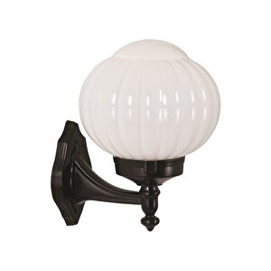 Bahçe Aplik E27 12w 27x23cm Alüminyum Siyah Dorbien-bap-68187-bsy-m2