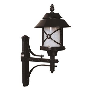 Bahçe Aplik E27 12w 36x26cm Abs Siyah Dorbien-bap-68199-bsy