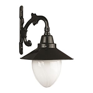 Bahçe Aplik E27 12w 40x20cm Abs Siyah Dorbien-bap-68204-bsy-m2