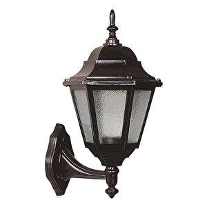 Bahçe Aplik E27 12w 28x23cm Abs Siyah Dorbien-bap-68206-bsy