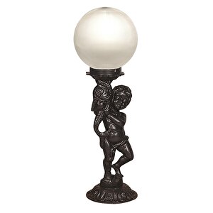 Bahçe Set Üstü Aydınlatma E27 12w 20cm Alüminyum Siyah Dorbien-bsu-68074-bsy-op