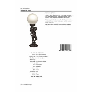 Bahçe Set Üstü Aydınlatma E27 12w 20cm Alüminyum Siyah Dorbien-bsu-68074-bsy-op