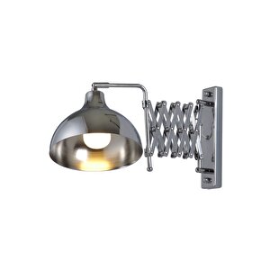 Baha Aplik E27 12w 22x45cm Metal Krom Avonni-hap-9082-k