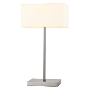 Atlanta Çalışma Masası Lambası E27 12w 28x20cm Metal Nikel Avonni-hml-9072-m1-n