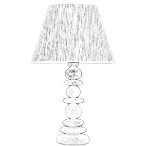 Akarsu Abajur E27 12w 35cm Metal Eskitme Avonni-ml-1820-1e