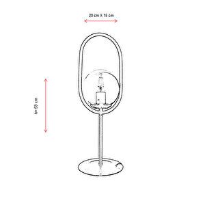 Catch Çalışma Masası Lambası E27 12w 20cm Metal Siyah Dorbien-ml-4275-1bsy