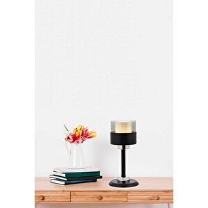Cabin Çalışma Masası Lambası E27 12w 16cm Metal Siyah Avonni-ml-4288-1bsy