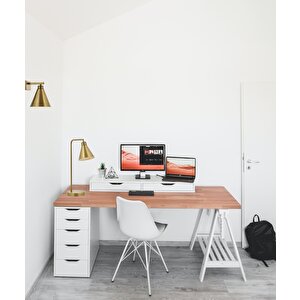 Wendy Çalışma Masası Lambası E27 12w 32x16cm Metal Eskitme Dorbien-ml-62077-01