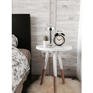 Dark Forest Çalışma Masası Lambası Led 3w 12cm Metal Krom Avonni-ml-64004-k