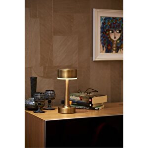 Acceptance Çalışma Masası Lambası Led 3w 11cm Metal Eskitme Avonni-ml-64005-e