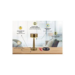 Acceptance Çalışma Masası Lambası Led 3w 11cm Metal Eskitme Avonni-ml-64005-e