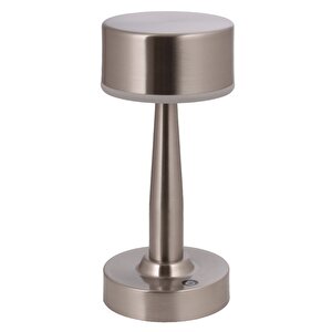 Acceptance Çalışma Masası Lambası Led 3w 11cm Metal Nikel Avonni-ml-64005-n