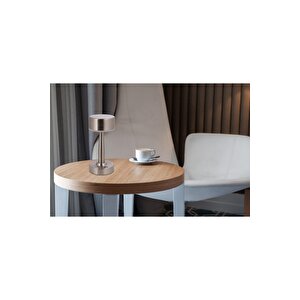 Acceptance Çalışma Masası Lambası Led 3w 11cm Metal Nikel Avonni-ml-64005-n