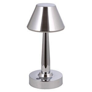 Tracy Çalışma Masası Lambası Led 3w 11cm Metal Krom Avonni-ml-64006-k