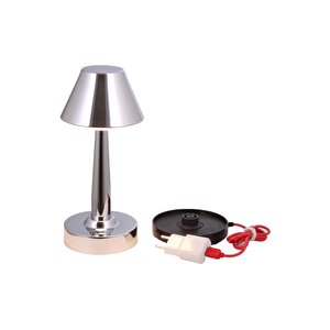 Tracy Çalışma Masası Lambası Led 3w 11cm Metal Krom Avonni-ml-64006-k