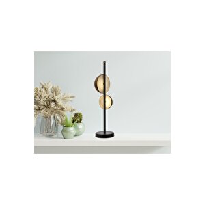 Patso Çalışma Masası Lambası E14 24w 15cm Metal Siyah Avonni-ml-9113-2bsy